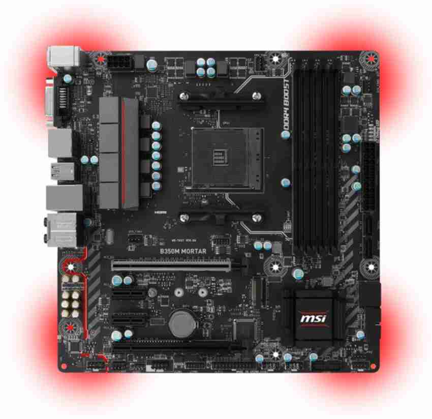 MSI B350M MORTAR Motherboard MSI Flipkart