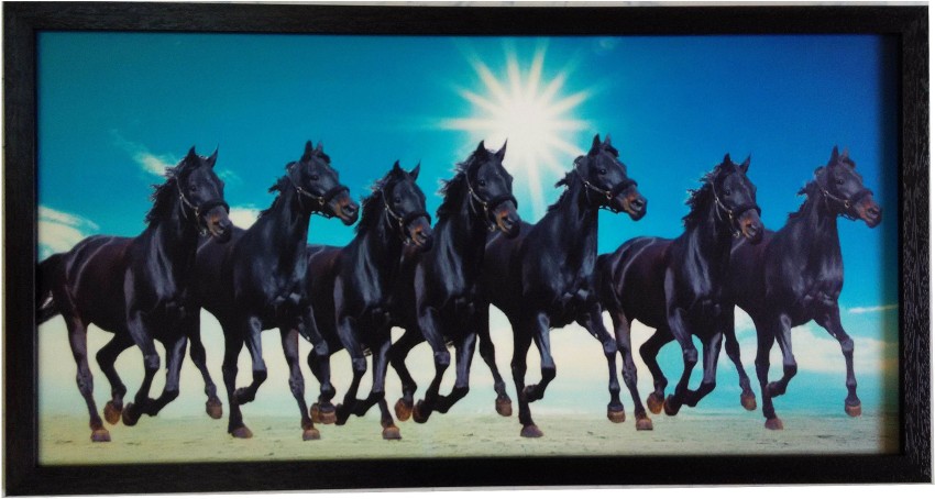 Black Horse Running Wallpaper