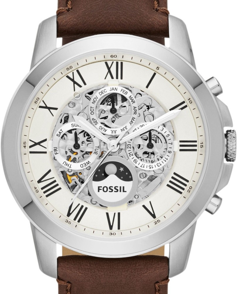 Fossil men's grant automatic sales watch