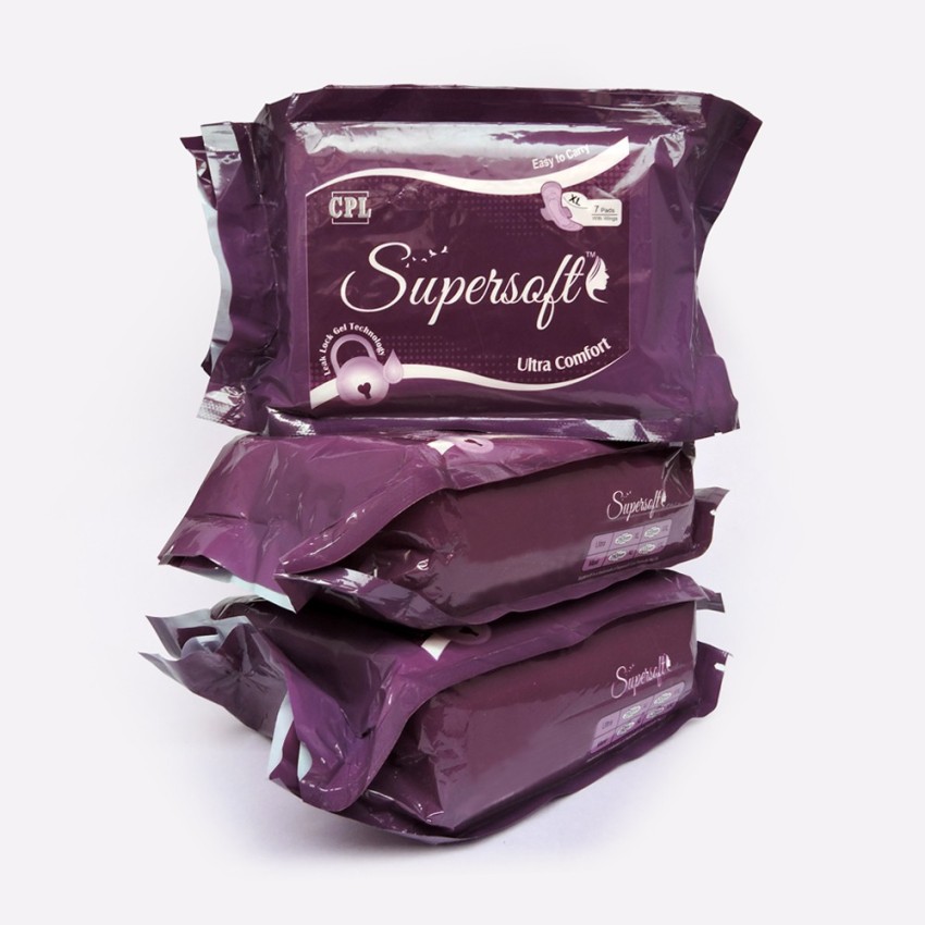 Supersoft Ultra Comfort (Long Lasting Leakage Protection) With Wings  Sanitary Pad, Buy Women Hygiene products online in India
