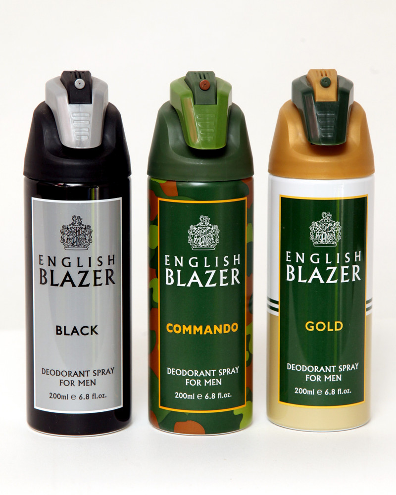 English BLAZER Spicy Musk Perfume Body Spray For Men Women