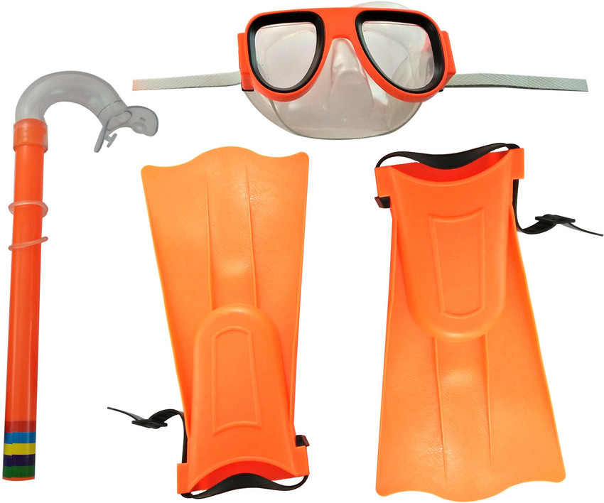 GPZ SNORKELING SET SNORKEL MASK GOGGLES FLIPPERS SCUBA SWIMMING