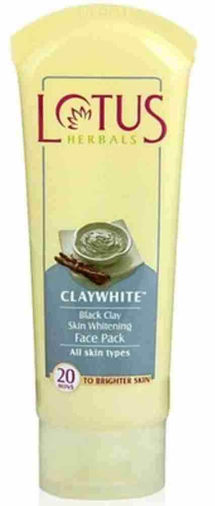 LOTUS Lotus Herbals Clay White Black Clay Skin Whitening Face