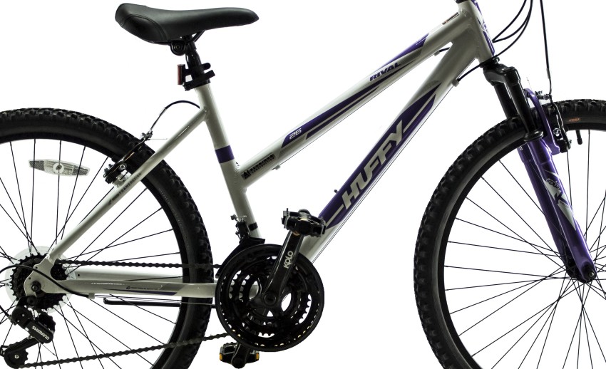 Huffy Rival 26 Inches 21 Speed White 26 T Mountain Hardtail Cycle