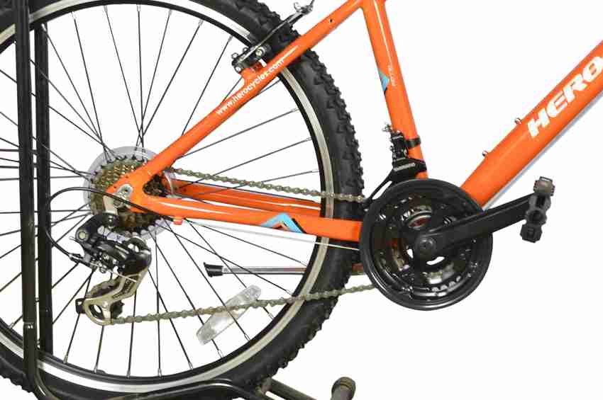 HERO Sprint Rummage 26 Inches 21 Speed Orange 26 T Mountain Hardtail Cycle Price in India Buy HERO Sprint Rummage 26 Inches 21 Speed Orange 26 T Mountain Hardtail Cycle online at Flipkart