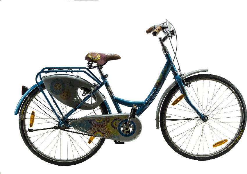 BSA Ladybird Shine 24 Inches Single Speed Blue 24 T Girls Cycle