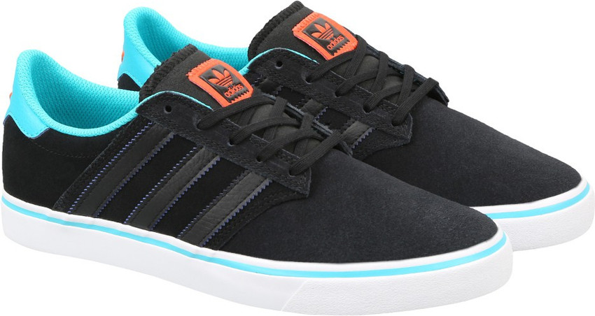ADIDAS ORIGINALS SEELEY PREMIERE Sneakers For Men Buy CBLACK ENEBLU ENEORA Color ADIDAS ORIGINALS SEELEY PREMIERE Sneakers For Men Online at Best Price Shop Online for Footwears in India Flipkart