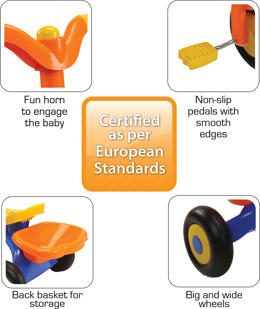 LuvLap Charlie Baby Tricycle Orange Tricycle Price in India Buy
