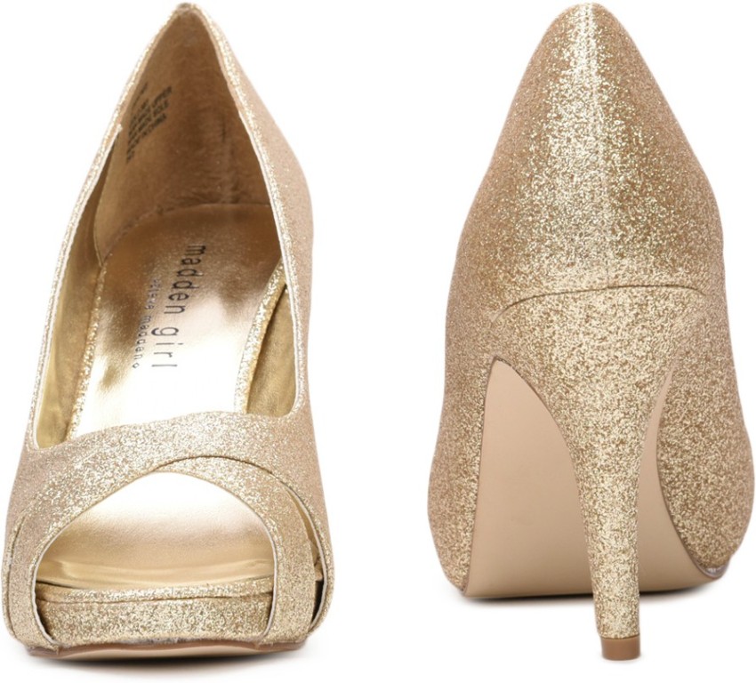 Madden girl 2024 gold heels