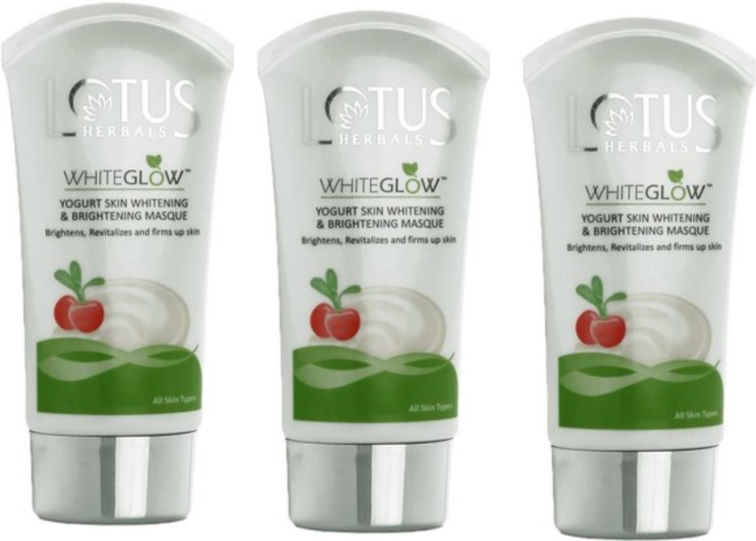 LOTUS Herbals White Glow Yogurt Skin Whitening Brightening Masque