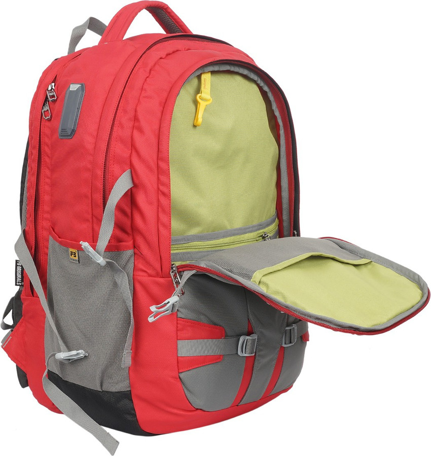 FB FASHION HB 208 Rucksack 41 L Red Grey Price in India
