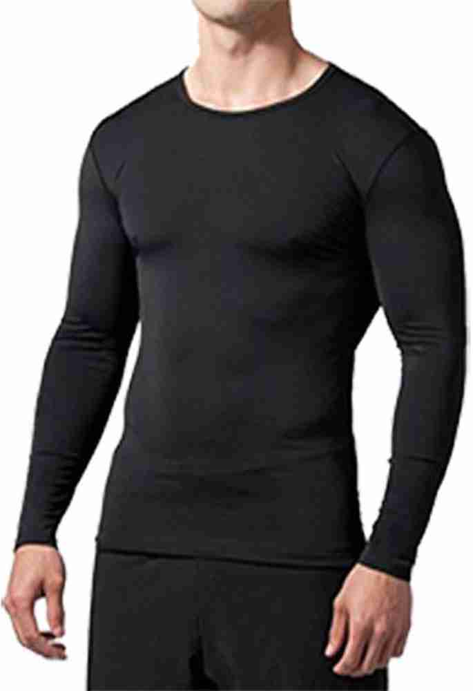 Bloomun Solid Men Round Neck Black T-Shirt - Buy Bloomun Solid Men Round  Neck Black T-Shirt Online at Best Prices in India