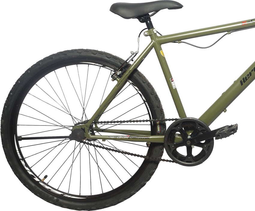 HERO X City 26 Inches Single Speed Green 26 T Hybrid Cycle City