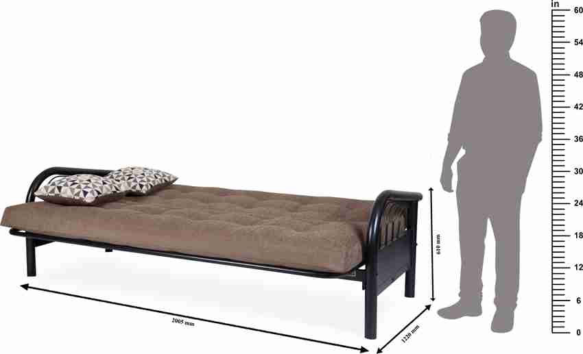 Furniturekraft Metal Single Sofa Bed Matttroy