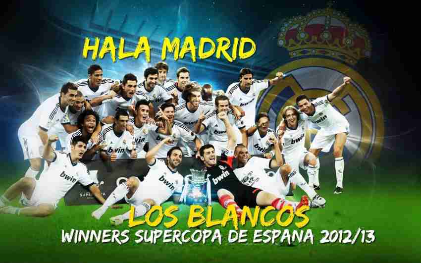 Real Madrid Football Club Wall Poster - UEFA Champions League - Winner - HD  Quality Football Poster Paper Print - Sports posters in India - Buy art,  film, design, movie, music, nature