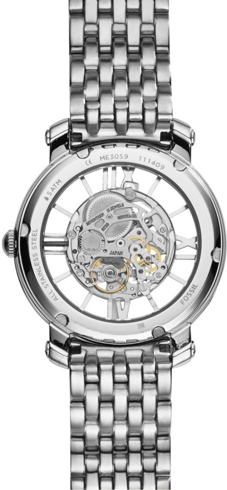 Fossil skeleton watch outlet women's