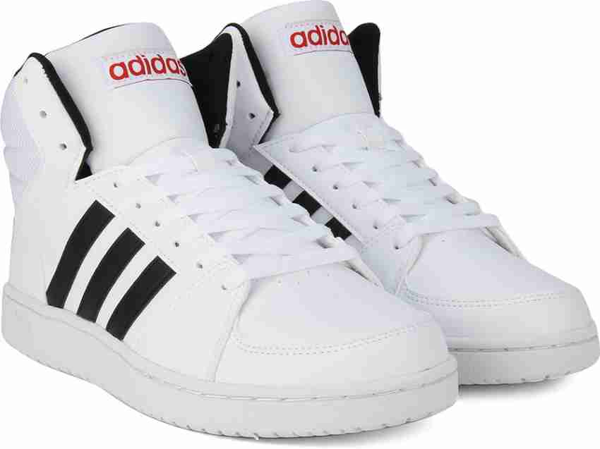 ADIDAS NEO VS HOOPS MID Sneakers For Men Buy FTWWHT CBLACK SCARLE Color ADIDAS NEO VS HOOPS MID Sneakers For Men Online at Best Price Shop Online for Footwears in India Flipkart