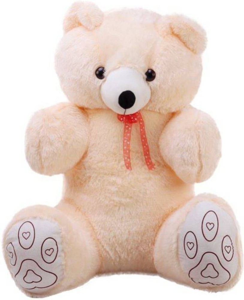 Giant 4 Foot Teddy Bear 48 Inches 122 cm Soft Big Plush Huge Stuffed Animal Beige Color