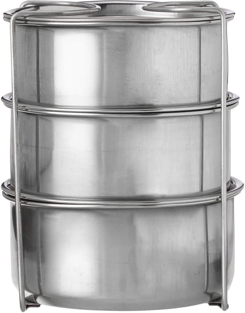 Milton Legend3 Lunch Box Tiffin Insulated Stainless Steel, Silver 