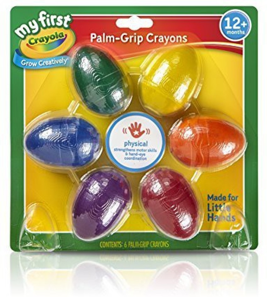 Crayola® Palm-Grasp Egg-Shaped Crayons