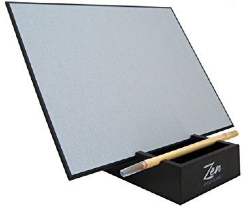 Zen Water Painting Board, Board Drawing Set for Painting, Gray, Black