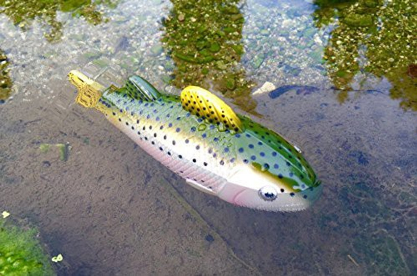 Battery operated pool fish sale
