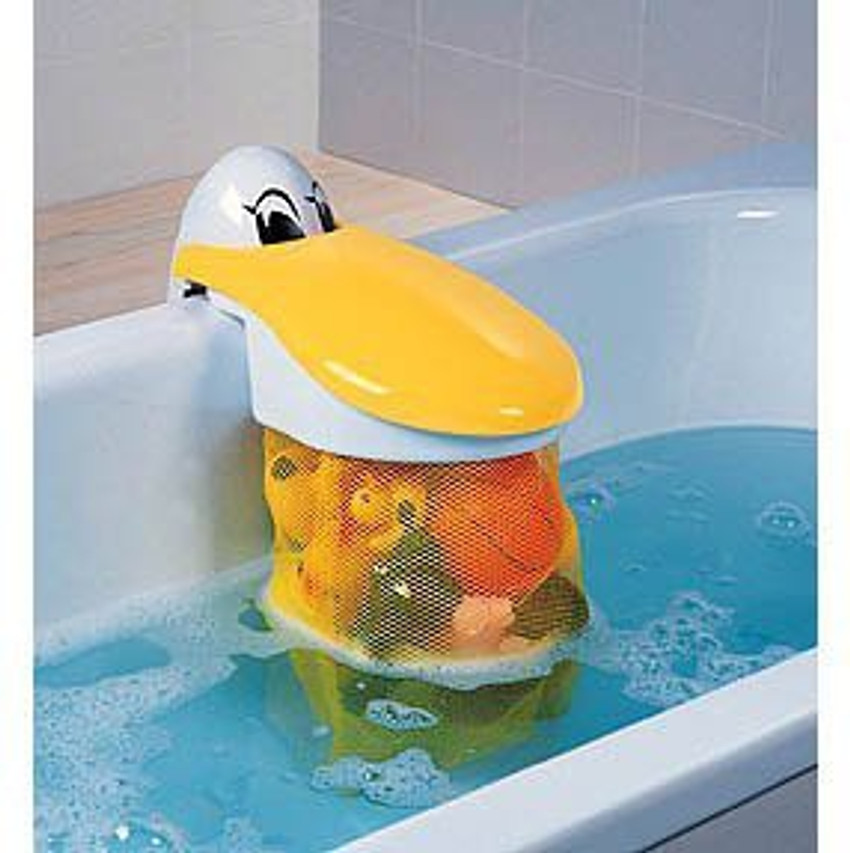 Pelican bath toy deals storage pouch