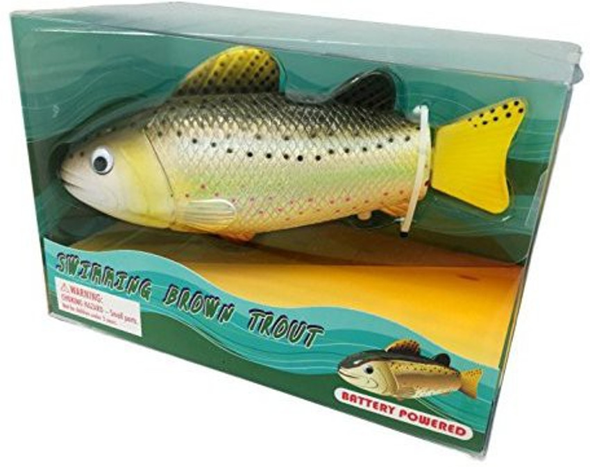 Battery operated swimming fish sale