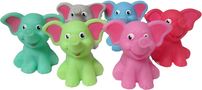 Rubber elephant shop bath toys
