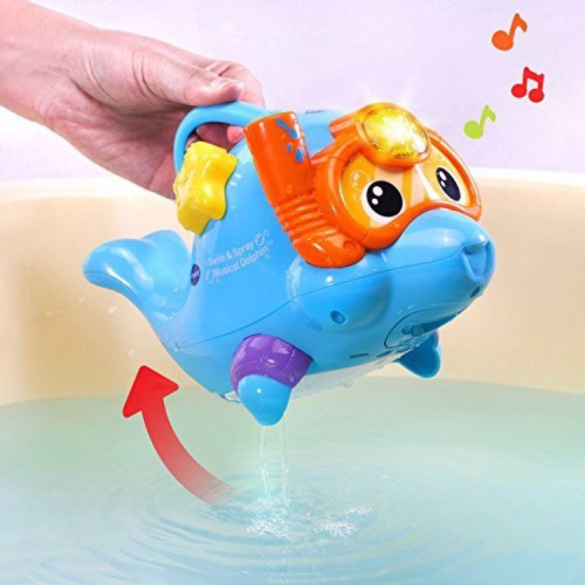 Swim and hot sale spray musical dolphin