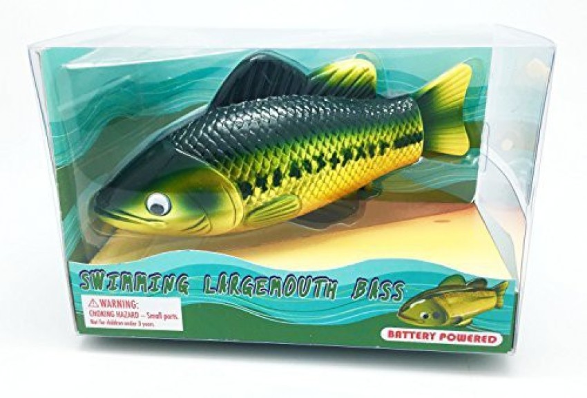 Rittle Large-Mouth Bass, Realistic Swimming Fish Water Pool And Bath Toy 8  (Battery Operated) Bath Toy - Large-Mouth Bass, Realistic Swimming Fish  Water Pool And Bath Toy 8 (Battery Operated) . shop
