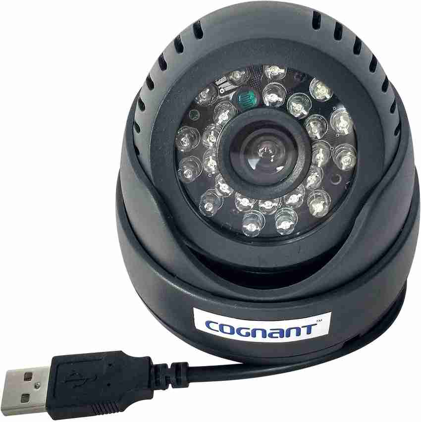 COGNANT USB CCTV Camera with Inbuilt DVR Memory Card Recording