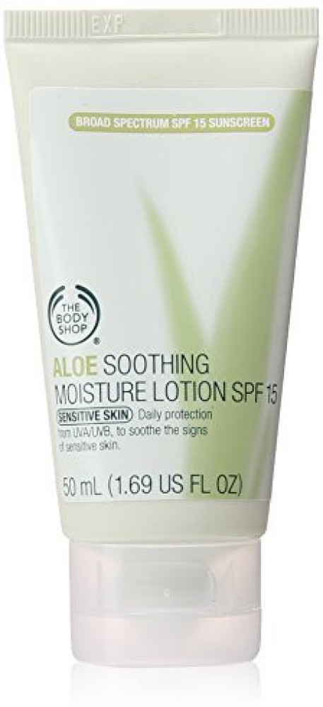 lille Antagelser, antagelser. Gætte knude THE BODY SHOP Aloe Soothing Moisture Lotion Spf 15 - Price in India, Buy  THE BODY SHOP Aloe Soothing Moisture Lotion Spf 15 Online In India,  Reviews, Ratings & Features | Flipkart.com