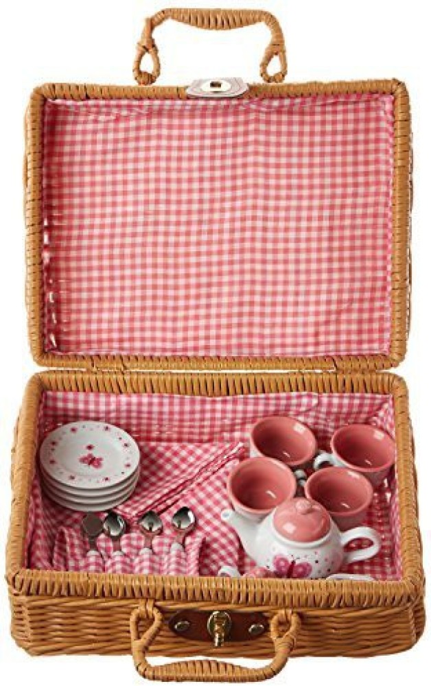 Schylling ladybug tea set basket deals