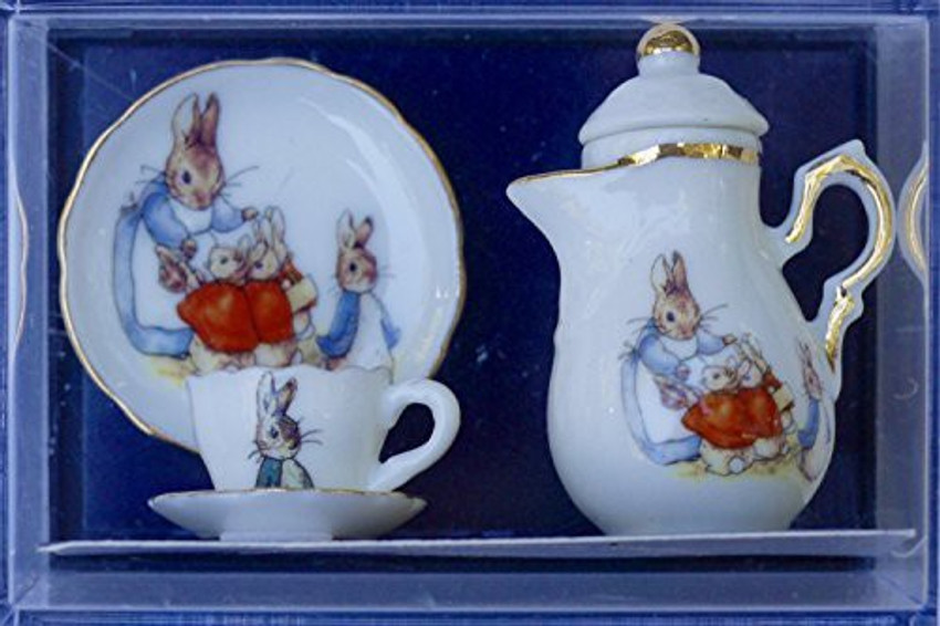 Peter rabbit cheap miniature tea set