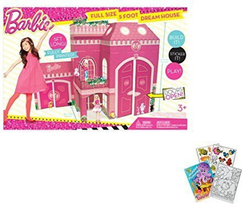 4 foot barbie house hot sale