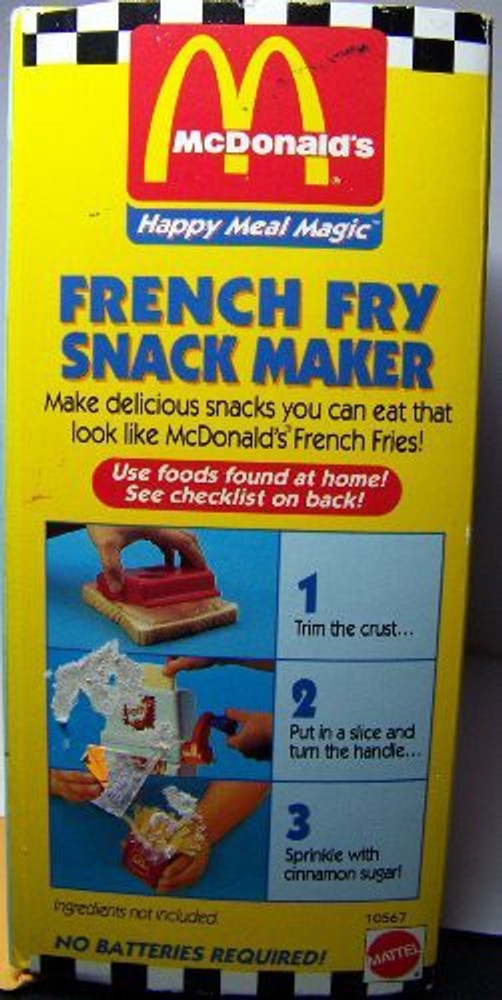 Mcdonalds happy meal new arrivals magic snack maker