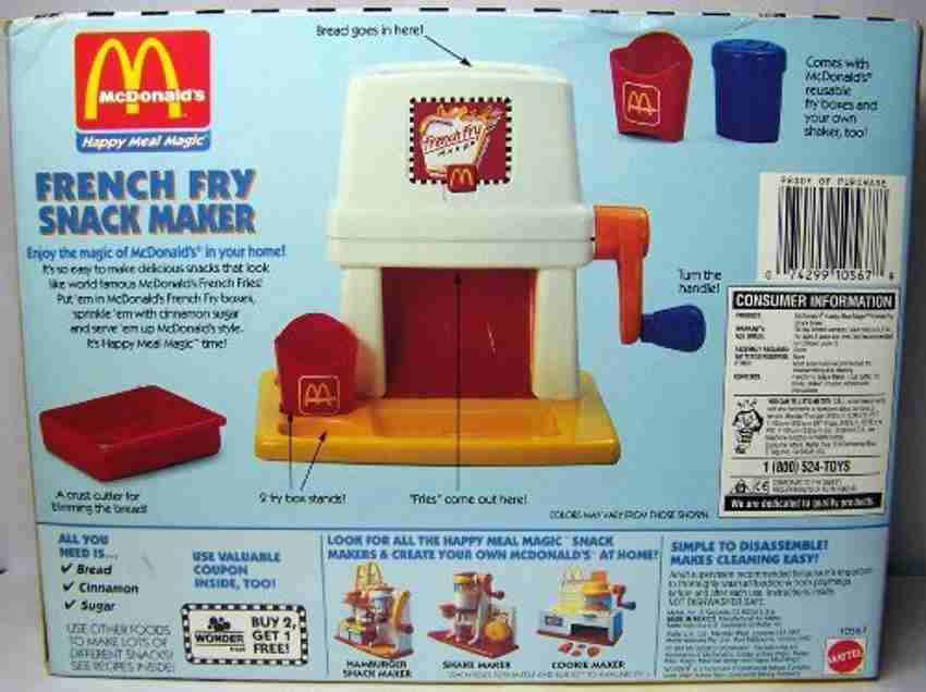 Mcdonalds fry maker toy outlet