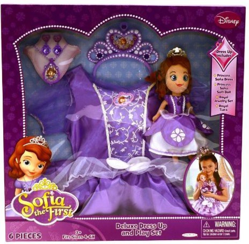 Disney princess doll and dress hot sale up set