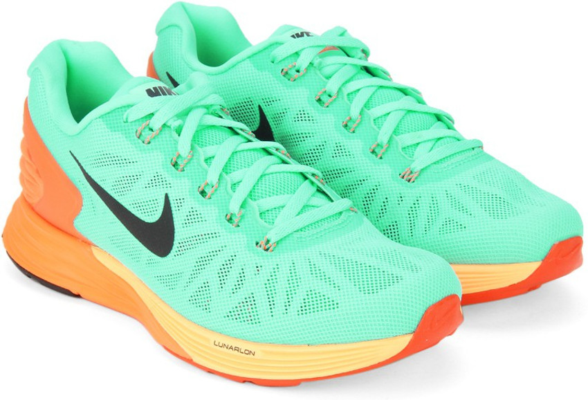 NIKE WMNS LUNARGLIDE 6 Running Shoes For Women Buy GREEN ORANGE