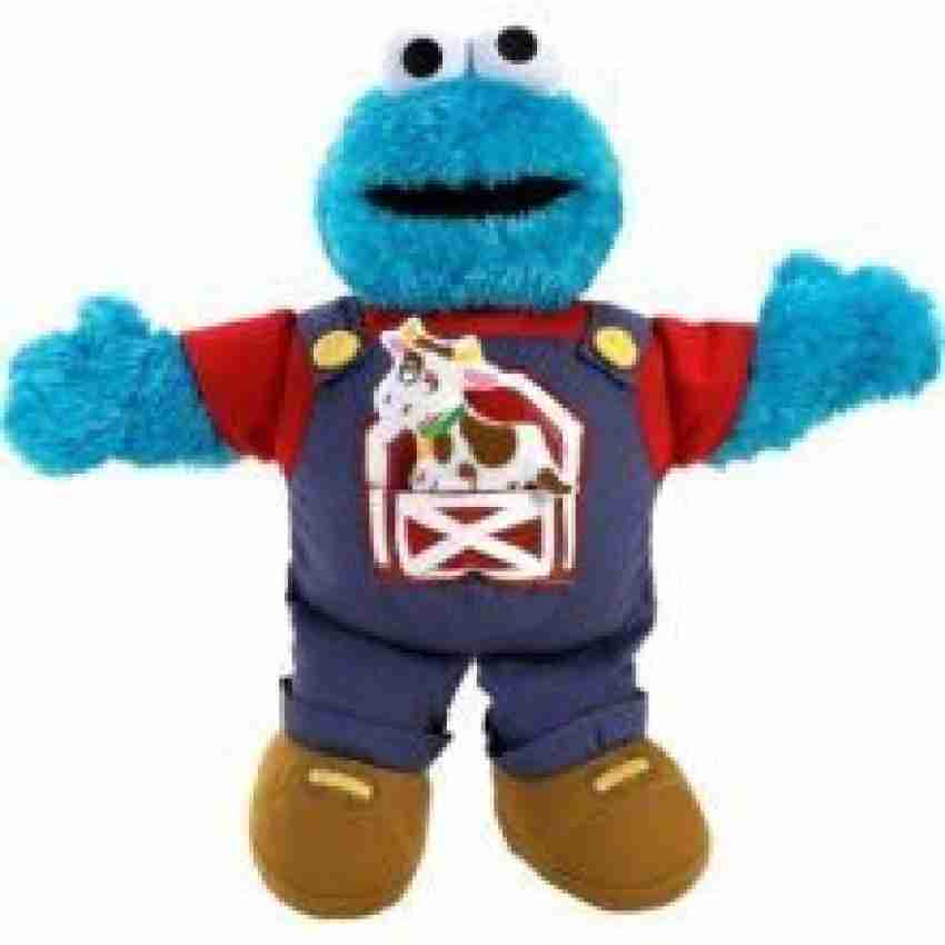 Sesame Street Singing Farmer Cookie Monster Plush. Fisher Price