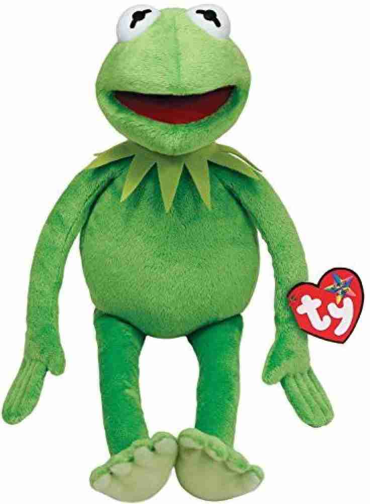 TY Beanie Buddies Muppets Kermit Frog Plush, Medium - 3.9 inch