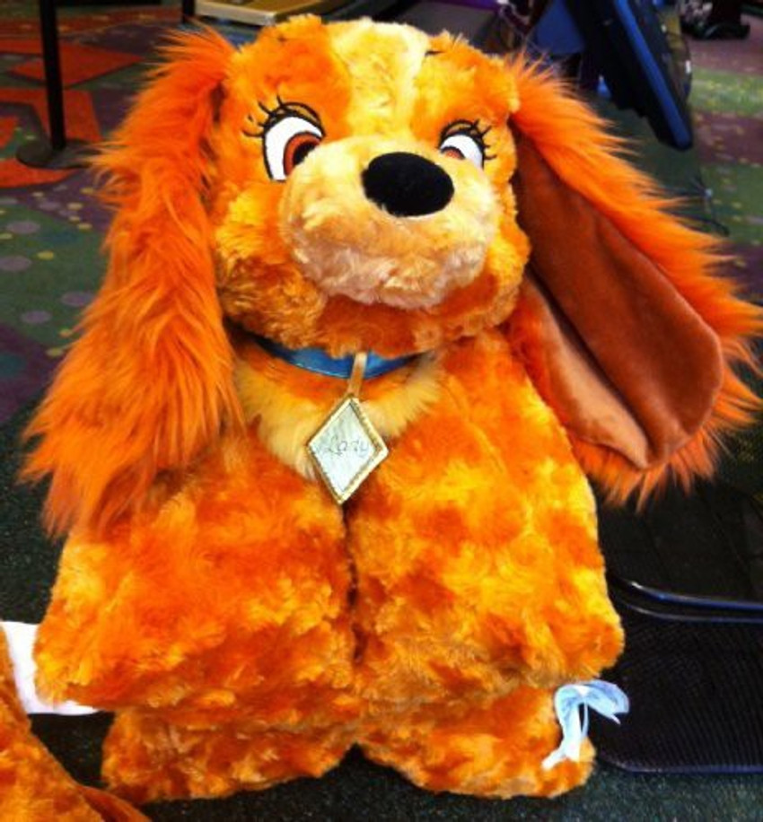 DISNEY Lady Dog Pillow Pal Plush Pet Doll New And The Tramp 8.5