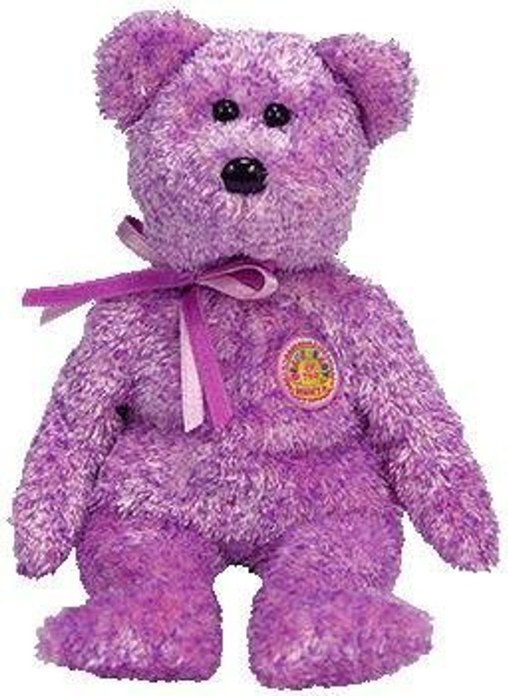 BARBIE Ty Beanie Baby Dabbles The Bear Bbom May 2006 3.3