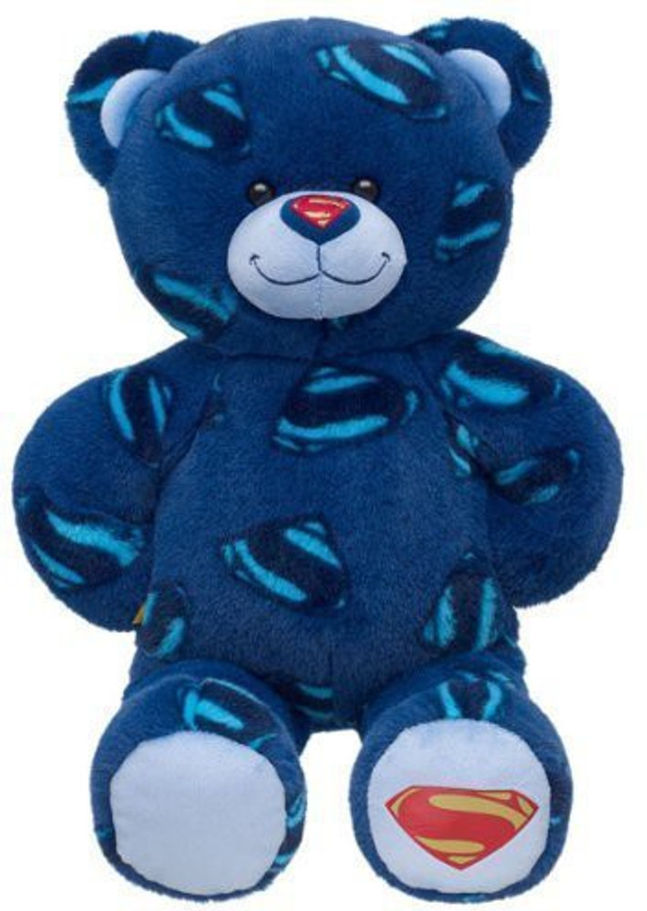 Superman deals teddy bear