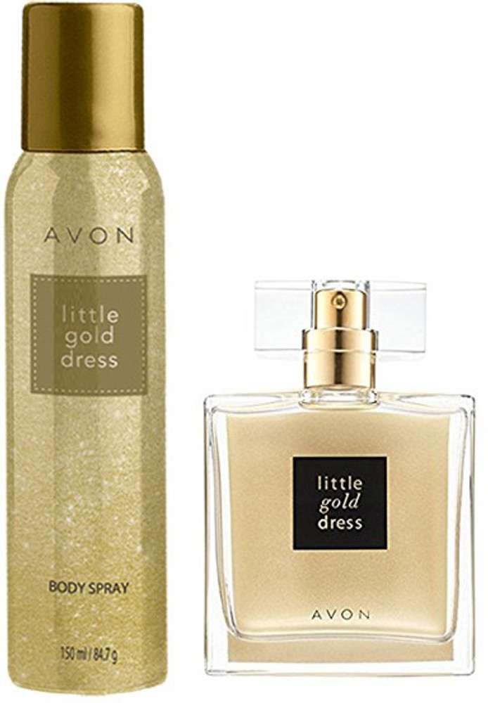 Avon Anew Little Gold Dress Combo EDP Deodorant Price in India Buy Avon Anew Little Gold Dress Combo EDP Deodorant online at Flipkart