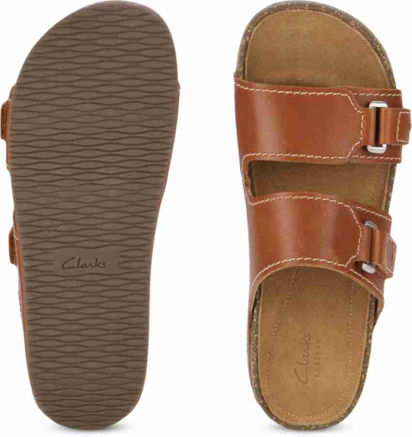 CLARKS Women Rosilla Tilton Tan Leather Slippers Buy Tan Leather