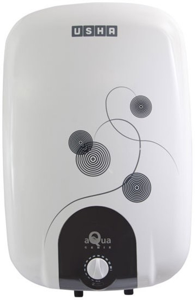 USHA 25 L Storage Water Geyser (Aquagenie 25L Moonflower Grey, Moonflower  Grey) Price in India - Buy USHA 25 L Storage Water Geyser (Aquagenie 25L  Moonflower Grey, Moonflower Grey) online at Flipkart.com