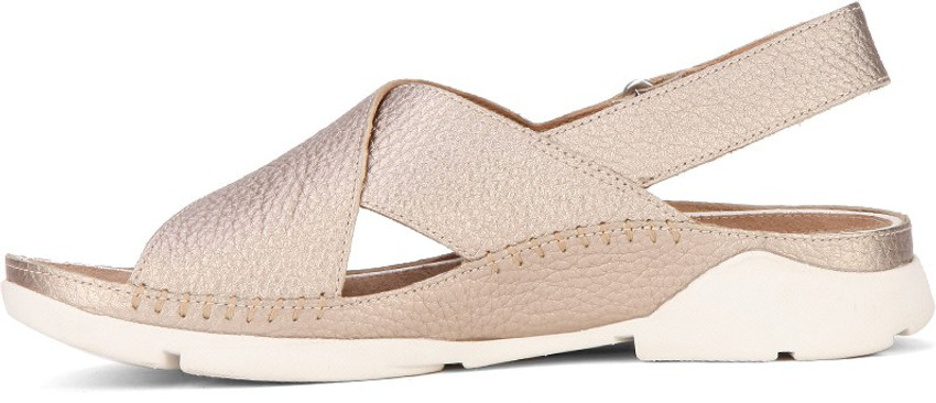 CLARKS Tri Alexia Gold Metallic Women Gold Flats Buy Gold