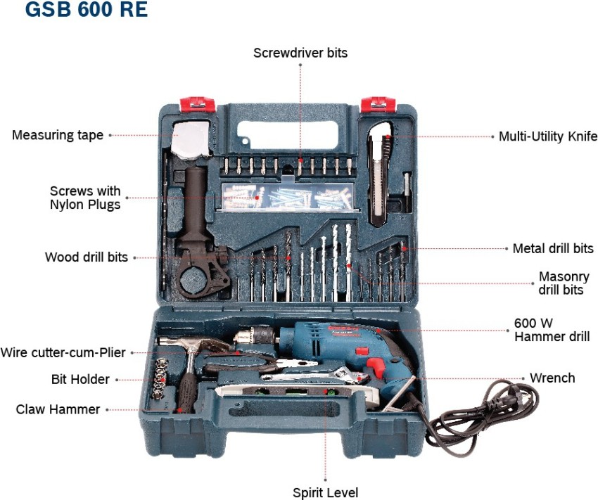 Bosch gsb best sale 600 price